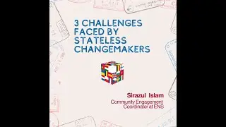 What are the 3 main challenges faced by stateless changemakers & activists?