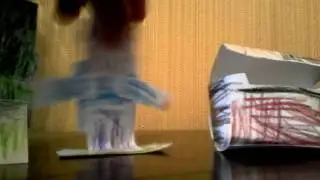 Бумажный майнкрафт крипер стиф и сундук!
