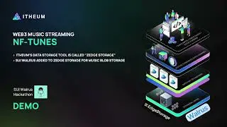 SUI Walrus Hackathon Demo : Itheum Music Streams Powered by SUI Walrus Storage