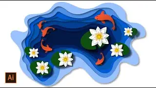 #39 Illustrator Tutorial | How to Create a Paper Cutout Effect Using Adobe Illustrator