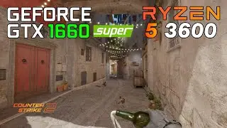 CS2 – GTX 1660 Super + Ryzen 5 3600 | Smooth 1080p Gameplay & FPS Test