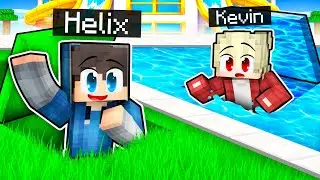 Postavil jsem 4 TAJNÉ Bunkry v JEDNÉ BARVĚ v Minecraftu!