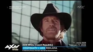 AXN White (Czech Republic) continuity + ads | February 11, 2026 • reklama | 11. února 2026