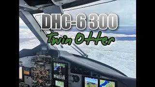 Winter Smooth Landing on board the famous DHC6 TWIN OTTER