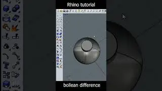 Rhino 3D/Boolean Difference