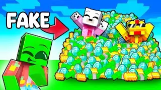 Scamming My Friends with FAKE $1,000,000 in Minecraft!
