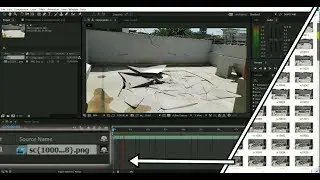 Tutorial After Effects | Import PNG Sequence As Video | Load Multiple Images as Video