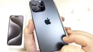 Apple iPhone 15 Pro MAX - Blue Titanium - ASMR Unboxing (Silent)
