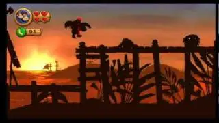 Donkey Kong Country Returns - 1-4 Sunset Shore