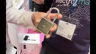 NFC Controlled Battery Free Smart Lock - Electronica 2022