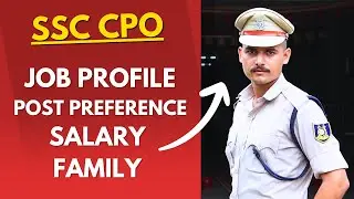 SSC CPO JOB PROFILE RANK WISE | POST PREFERENCE IN SSC CPO| SALARY | FAMILY | PROMOTION#ssc #army