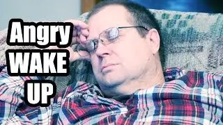 Angry Dad Wake Up Yell Prank!