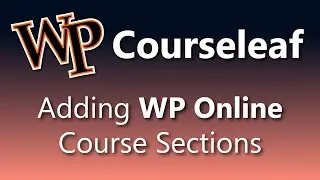 Adding WPonline Sections