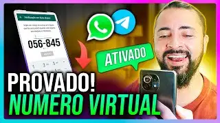 2024 ✅ 2 jeitos de CRIAR numero VIRTUAL e ativar WhatsApp ou Telegram