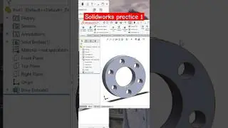Solidworks practice tutorial | Cad by Ankit | 