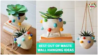 Best out of waste coconut shell and bottle craft | | Planter with plastic bottle | diy planters idea