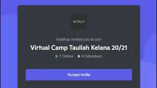 TUTORIAL 1 : Cara-cara Daftar Akaun Discord