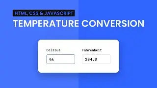Temperature Converter With Javascript With source code