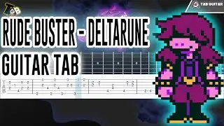 RUDE BUSTER - DELTARUNE Guitar Tab Tutorial