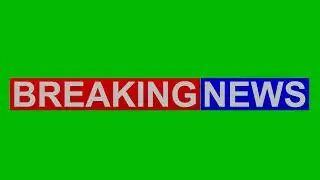 Breaking News 3D (Green Screen) – Free No Copyright