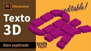 Crear texto en 3d editable en Illustrator