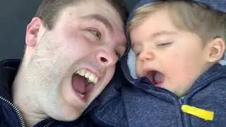 January 2020 - Mirror Looking, Trampoline Bouncing & First Tooth Showing