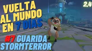 EVENTO VUELTA AL MUNDO EN 7 DÍAS #7: Guarida Stormterror. Adiós Kichiboushi | 2.4 Genshin Impact #81