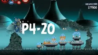 Angry Birds Star Wars 2 Level P4-20 Rise of the Clones 3 Star