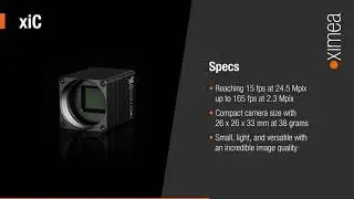 The xiC USB camera series by XIMEA - small, light, and versatile
