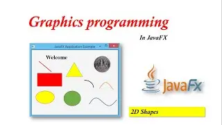 #07 JavaFX Tutorial | Graphics programming | 2D Shapes