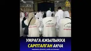 Умрага ажылыкка сарпталган акча.  Шейх Максатбек ажы устаз