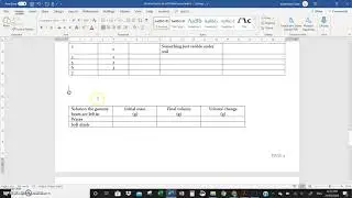 Drawing results tables