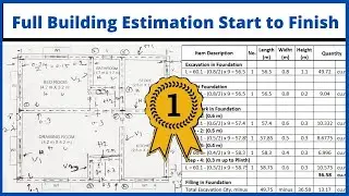 Estimation || Building Estimation || House Estimate || Cost Estimation 2024 || Construction Estimate