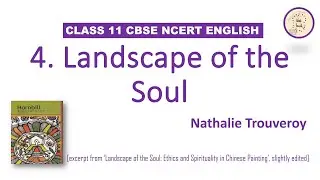 Landscape of the Soul | Nathalie Trouveroy | Hornbill | Class 11| CBSE | NCERT | in Tamil