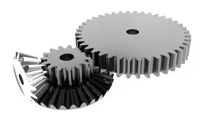 Bevel and Spur  Gear animation in Blender