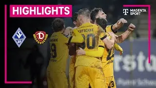 SV Waldhof Mannheim - Dynamo Dresden | Highlights 3. Liga | MAGENTA SPORT