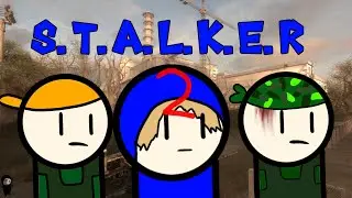 как я играл в Сталкер Тень Чернобыля Часть 2 (юморное видио)