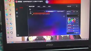 เจอปัญหาปรับไฟคีย์บอร์ดไม่ได้บน laptop MSI