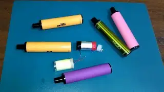 Как работает одноразовая сигарета