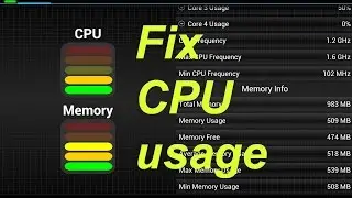 How to fix HIGH cpu usage