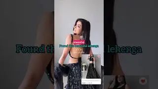 This lehenga is so Gorg 🫶🏻✨ #shortsfeed #shorts #ashortaday #meeshohaul #short