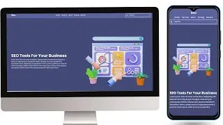 Responsive  Header Seo Website With HTML & CSS step by step for beginner  #html  #css  #webdesign