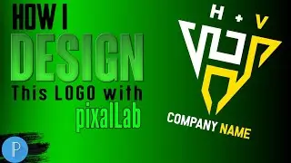 V H logo Design pixalLab | This is #Part1 | How to make V H logo with pixalLab |#pixalLab logoDesign