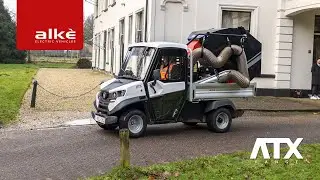 See this Alkè Custom Electric Vehicle! vacuum sweeper | Leaf collector