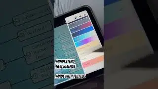 MindExtend made with #flutter #mindmaps #tasks #ipad #appdevelopment