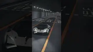 Lamborgini Essenza Tunnel Fly-by #assettocorsa #automobile #lamborghini