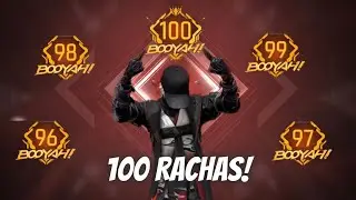 GANÉ 100 PARTIDAS de FREE FIRE sin PERDER!!