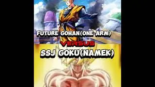 future Gohan vs SSJ Goku