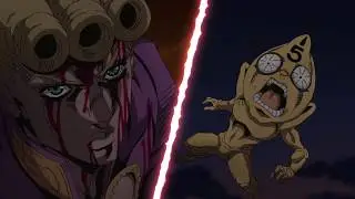 JJBA Golden Wind - Giorno Puts CIoccolata In The Trash