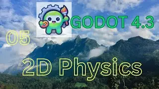 How to make a 2D Godot game [05 2D Physics without codding] #tutorial